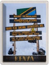 Blechschild 40x30 cm Kenia Afrika Urlaub Mount Kilimanjaro 5895 M Bildmotiv Reisemotiv Abenteuer Reisen