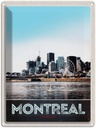 Blechschild 40x30 cm Montreal Kanada USA Urlaub Riesenrad Fluss Stadt Bildmotiv Reisemotiv Abenteuer Reisen Amerika