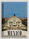 Blechschild 40x30 cm Mexiko Amerika USA Urlaub Mitelalter Gebäude Bildmotiv Reisemotiv Abenteuer Reisen
