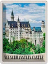 Blechschild 40x30 cm Neuschwanstein Schloss Architektur Bildmotiv Reisemotiv Abenteuer Reisen Europa Urlaub Häuser