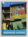 Blechschild 40x30 cm Buenos Aires Urlaub Argentinien Häuser Bildmotiv Reisemotiv Abenteuer Reisen Amerika USA