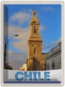 Blechschild 40x30 cm Chile Stadt Architektur Europa Bildmotiv Reisemotiv Abenteuer Reisen Urlaub Häuser