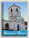 Blechschild 40x30 cm Buenos Aires Urlaub Argentinien Kirche Bildmotiv Reisemotiv Abenteuer Reisen Amerika USA