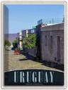 Blechschild 40x30 cm Uruguay Süd Urlaub Amerika Stadt Bildmotiv Reisemotiv Abenteuer Reisen USA