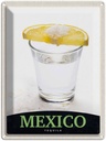 Blechschild 40x30 cm Mexiko USA Urlaub Amerika Tequila Zitrone Bildmotiv Reisemotiv Abenteuer Reisen