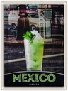 Blechschild 40x30 cm Mexiko USA Urlaub Amerika Mojito Limette Bildmotiv Reisemotiv Abenteuer Reisen