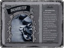 Blechschild 30x40 cm Bauarbeiter starker Macher eifrig Beruf Arbeit