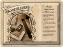 Blechschild 30x40 cm Bodenleger exakt geduldig perfekt Beruf Arbeit