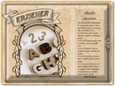 Blechschild 30x40 cm Erzieher lebensfrohes Multitalent Beruf Arbeit