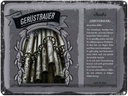 Blechschild 30x40 cm Gerüstbauer präziser Athlet Beruf Arbeit Dekoration