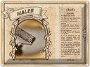 Blechschild 30x40 cm Maler Meister der Farben streichen Beruf Arbeit