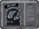 Blechschild 30x40 cm Metzger robuste Gourmet Qualität Beruf Arbeit