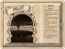 Blechschild 30x40 cm Pilot zielorientierter Meister Beruf Arbeit