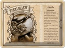 Blechschild 30x40 cm Tischler Holzexpert Menschenkenner Beruf Arbeit
