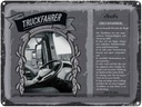 Blechschild 30x40 cm Truckfahrer Nerven aus Stahl Auto Garage Werkstatt