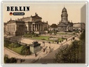 Blechschild 30x40 cm Berlin Schillerplatz Architektur Bildmotiv Reisemotiv Abenteuer Reisen Urlaub Häuser