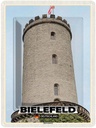 Blechschild 40x30 cm Berlin Sparrenburg Architektur Bildmotiv Reisemotiv Abenteuer Reisen Urlaub Häuser