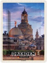 Blechschild 40x30 cm Dresden Deutschland Frauenkirche Bildmotiv Reisemotiv Abenteuer Reisen Urlaub