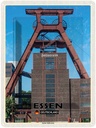 Blechschild 40x30 cm Essen Deutschland Zeche Zollverein Bildmotiv Reisemotiv Abenteuer Reisen Urlaub