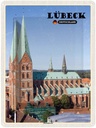 Blechschild 40x30 cm Lübeck Deutschland Marienkirche Bildmotiv Reisemotiv Abenteuer Reisen Urlaub