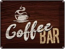 Blechschild 30x40 cm Coffee Bar Geburtstag Feiern Party Club Alkohol