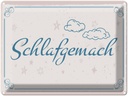 Blechschild 30x40 cm Schlafgemach Dekoration