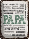 Blechschild 40x30 cm Spielkamerad Beschützer Freund Familie Freunde