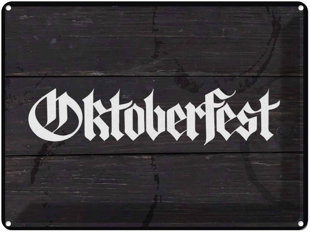 [LA-138568] Blechschild 30x40 cm Oktoberfest Bier Feiern München Deutschland Party