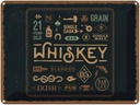 Blechschild 30x40 cm Whiskey Alkohol blended irish pub Essen Trinken Bar Club
