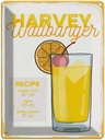 Blechschild 40x30 cm Harvey Wallbanger Cocktail Recipe Essen Trinken