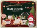 Blechschild 30x40 cm Weihnachtsgrüße aus Bad Soden Weihnachten