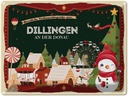 Blechschild 30x40 cm Weihnachtsgrüße aus Dillingen an der Donau Weihnachten