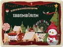 Blechschild 30x40 cm Weihnachtsgrüße aus Ibbenbüren Weihnachten