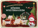 Blechschild 30x40 cm Weihnachtsgrüße aus Königsbrunn bei Augsburg Weihnachten