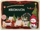 Blechschild 30x40 cm Weihnachtsgrüße aus Kronach Weihnachten