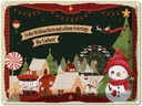 Blechschild 30x40 cm Frohe Weihnachten ihr Lieben