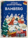Blechschild 40x30 cm Weihnachtsgrüße aus BAMBERG Abenteuer Reisen Urlaub Weihnachten