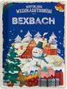 Blechschild 40x30 cm Weihnachtsgrüße aus BEXBACH Abenteuer Reisen Urlaub Weihnachten