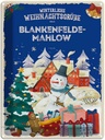 Blechschild 40x30 cm Weihnachtsgrüße BLANKENFELDE-MAHLOW Abenteuer Reisen Urlaub Weihnachten