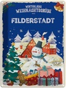 Blechschild 40x30 cm Weihnachtsgrüße FILDERSTADT Abenteuer Reisen Urlaub Weihnachten