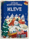 Blechschild 40x30 cm Weihnachtsgrüße aus KLEVE Abenteuer Reisen Urlaub Weihnachten