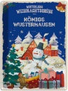 Blechschild 40x30 cm Weihnachtsgrüße KÖNIGS WUSTERHAUSEN Abenteuer Reisen Urlaub Weihnachten