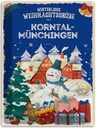 Blechschild 40x30 cm Weihnachtsgrüße KORNTAL-MÜNCHINGEN Abenteuer Reisen Urlaub Weihnachten