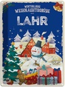 Blechschild 40x30 cm Weihnachtsgrüße LAHR Abenteuer Reisen Urlaub Weihnachten Fest