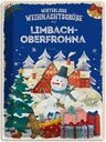 Blechschild 40x30 cm Weihnachtsgrüße LIMBACH-OBERFROHNA Abenteuer Reisen Urlaub Weihnachten