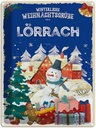 Blechschild 40x30 cm Weihnachtsgrüße aus LÖRRACH Abenteuer Reisen Urlaub Weihnachten