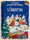 Blechschild 40x30 cm Weihnachtsgrüße aus LÜBECK Abenteuer Reisen Urlaub Weihnachten