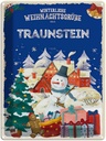 Blechschild 40x30 cm Weihnachtsgrüße TRAUNSTEIN Abenteuer Reisen Urlaub Weihnachten
