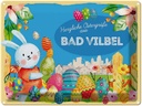 Blechschild 30x40 cm Ostern Ostergrüße BAD VILBEL Gruß