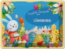 Blechschild 30x40 cm Ostern Ostergrüße LÜNEBURG Gruß